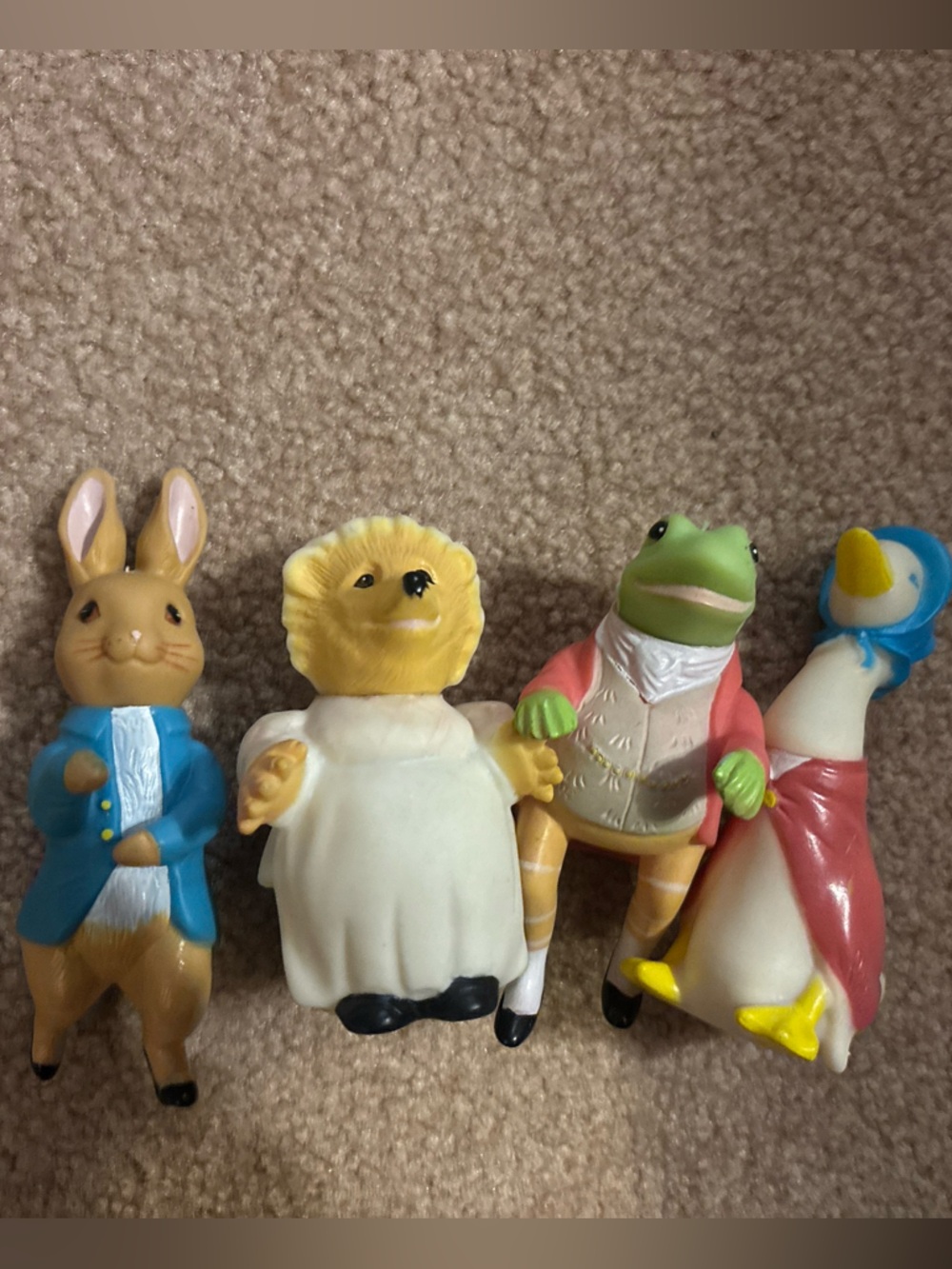 Vintage Collectibles A Lot of 4 Eden Brand Beatrix Potter Character Figurines